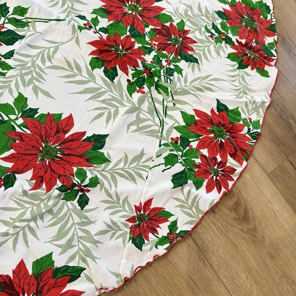 white birch vtg poinsettia